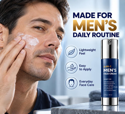 6-in-1 Men’s Face Cream – Anti-Aging & Hydrating Moisturizer