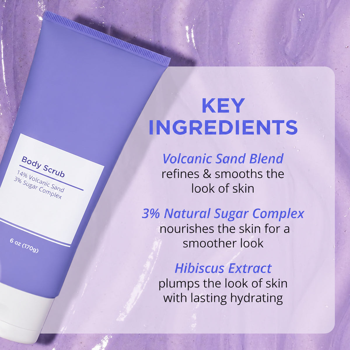 Exfoliating Body Scrub for Rough & Dry Skin